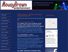 Tablet Screenshot of mousybrown.co.uk